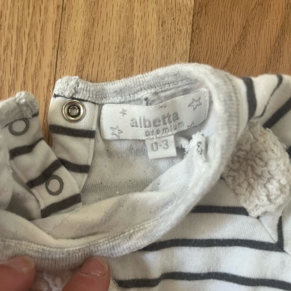 Albetta Fuzzy Bear Romper - Picture 3 of 4